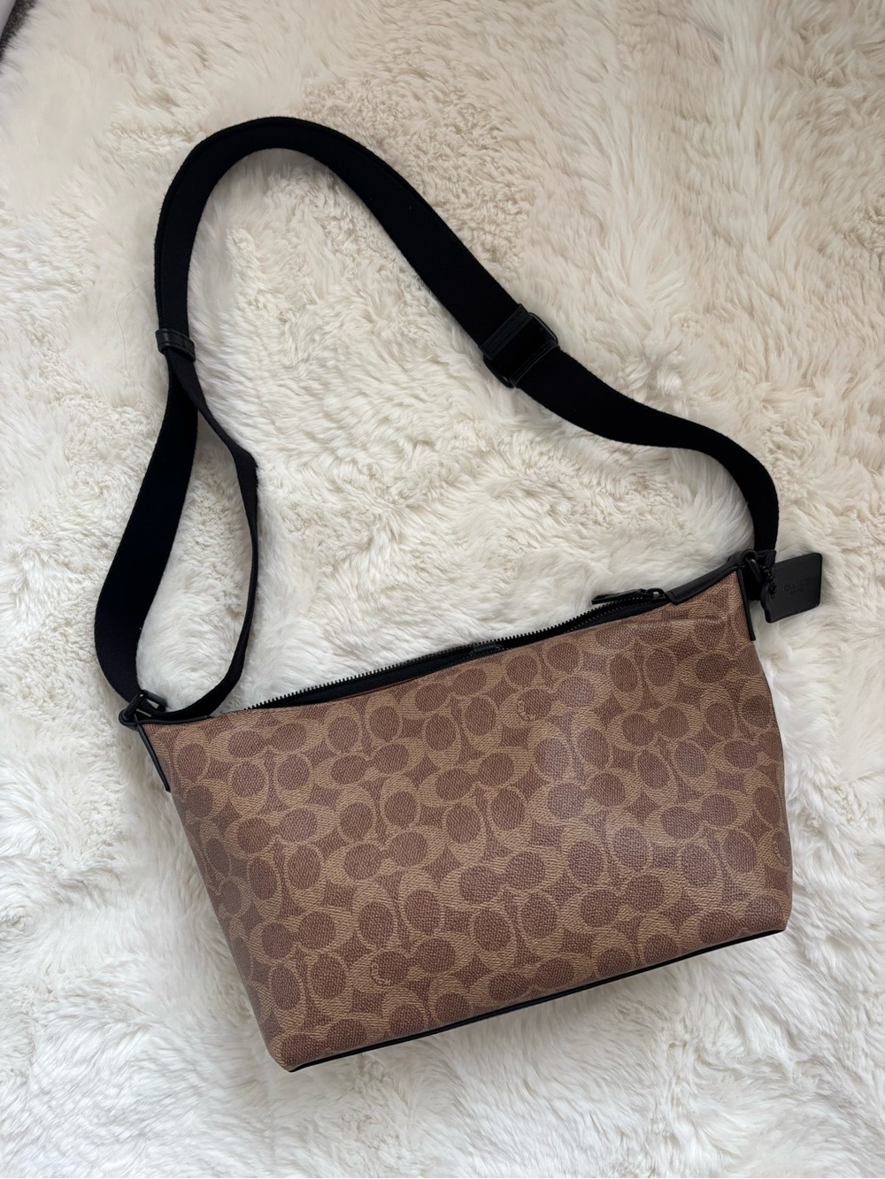 Coach is Signature Canvas Small Finn Crossbody Bag